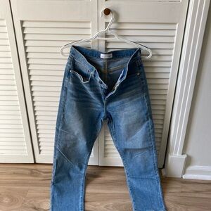 LOFT Women's Blue Ankle & Cropped Jeans